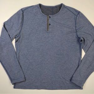 Men’s LuLuLemon Henley long sleeve Shirt size large